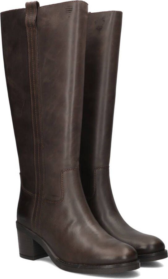 BLASZ Hoge Laarzen Dames Lina-07 Maat: 36 Materiaal: Leer Kleur: Bruin