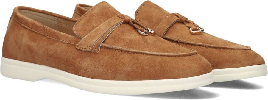 BLASZ Loafers Dames Shn80067-01 Maat: 42 Materiaal: Suède Kleur: Cognac