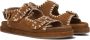 BLASZ Sandalen Dames Lpmag-15 Maat: 39 Materiaal: Suède Kleur: Camel - Thumbnail 1