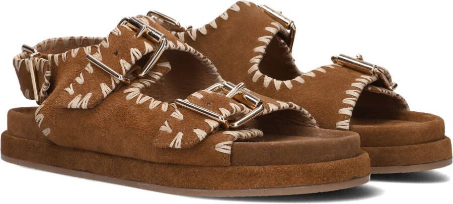 BLASZ Sandalen Dames Lpmag-15 Maat: 40 Materiaal: Suède Kleur: Camel