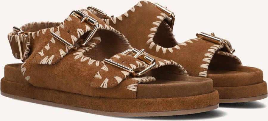 BLASZ Sandalen Dames Lpmag-15 Maat: 43 Materiaal: Suède Kleur: Camel
