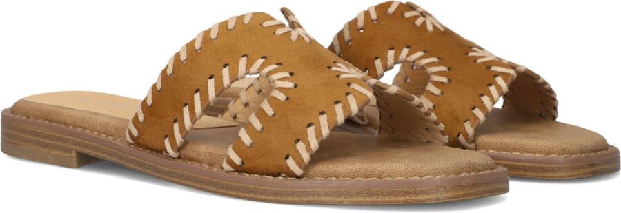 BLASZ Slippers Dames 0657-03 Maat: 40 Materiaal: Suèdelook Kleur: Bruin - Foto 4