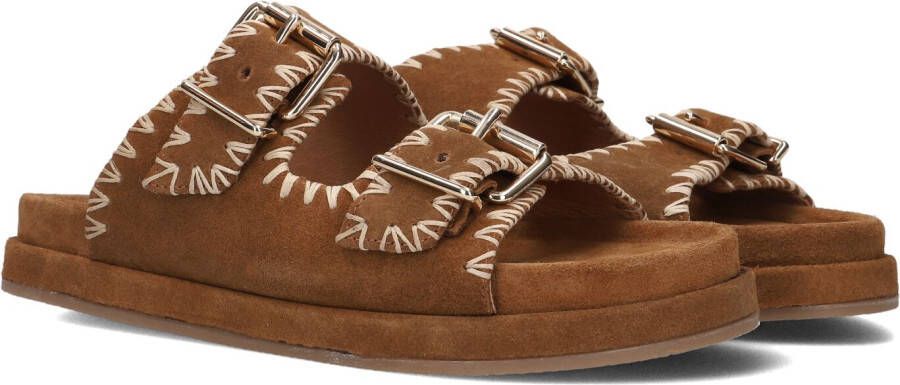 BLASZ Slippers Dames Lpmag-40 Maat: 37 Materiaal: Suède Kleur: Camel