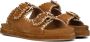 BLASZ Slippers Dames Mag-40 Maat: 39 Materiaal: Suède Kleur: Camel - Thumbnail 1