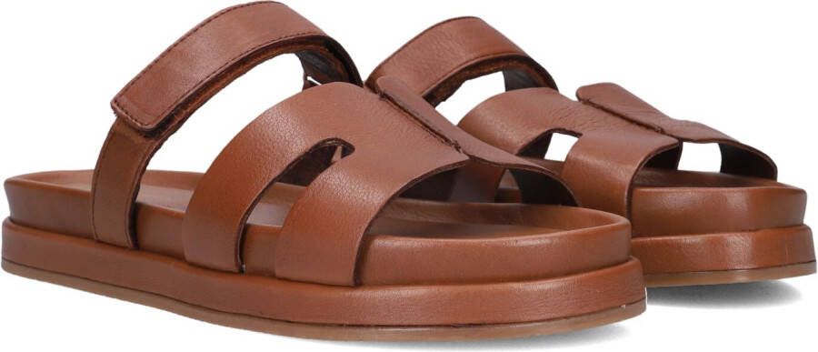 BLASZ Slippers Dames Mag-43 Maat: 39 Materiaal: Leer Kleur: Cognac