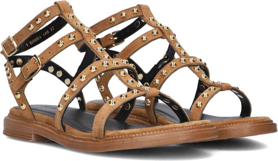 BLASZ Sandalen Dames 1gamba100 Maat: 36 Materiaal: Suède Kleur: Cognac
