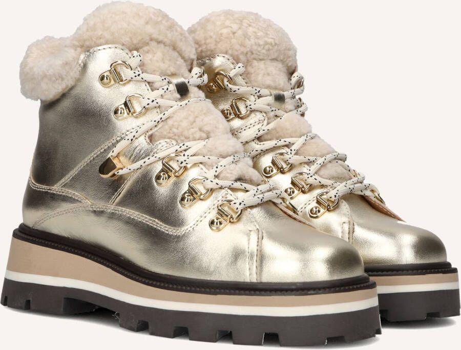 BLASZ Veterboots Dames 264 Maat: 38 Materiaal: Leer Kleur: Goud