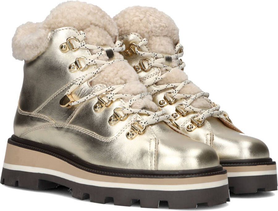 BLASZ Veterboots Dames 264 Maat: 38 Materiaal: Leer Kleur: Goud