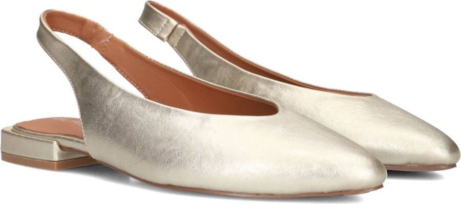 BLASZ Slingbacks Dames Cl15593 Maat: 40 Materiaal: Leatherlook Kleur: Goudkleurig