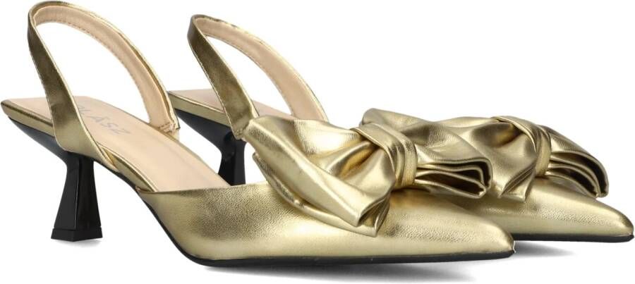 BLASZ Slingbacks Dames Daw0798 Maat: 42 Materiaal: Leatherlook Kleur: Goudkleurig