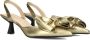 BLASZ Slingbacks Dames Daw0798 Maat: 38 Materiaal: Leatherlook Kleur: Goudkleurig - Thumbnail 1