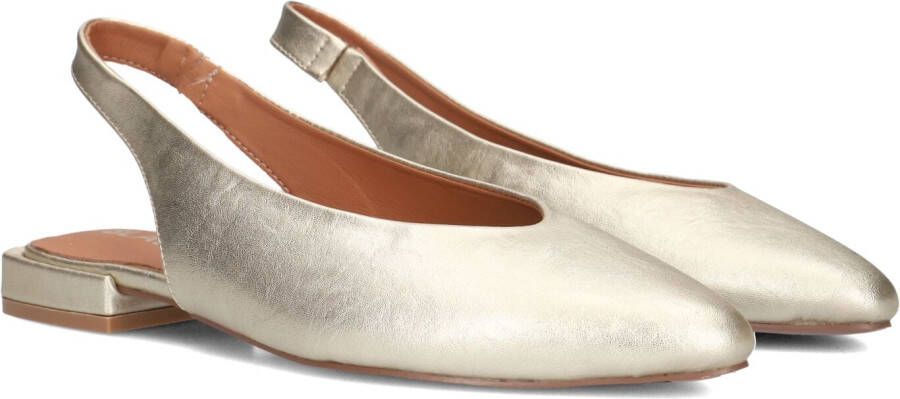 BLASZ Slingbacks Dames Cl15593 Maat: 36 Materiaal: Leatherlook Kleur: Goudkleurig