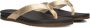 BLASZ Teenslippers Dames Bella 2402 Maat: 42 Materiaal: Leatherlook Kleur: Goud - Thumbnail 1