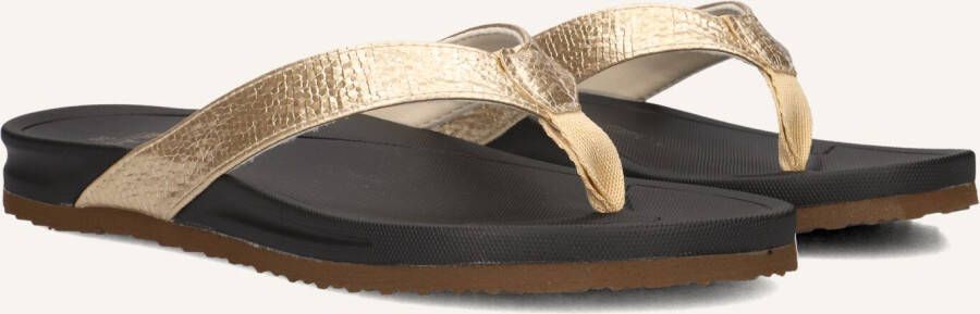 BLASZ Teenslippers Dames Bella 2402 Maat: 38 Materiaal: Leatherlook Kleur: Goud