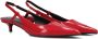 BLASZ Slingbacks Dames Dzrp0666 Maat: 41 Materiaal: Leatherlook Kleur: Rood - Thumbnail 1