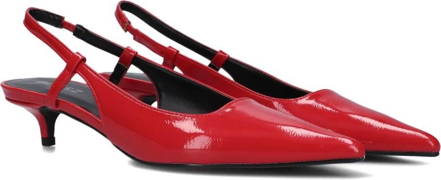 BLASZ Slingbacks Dames Dzrp0666 Maat: 38 Materiaal: Leatherlook Kleur: Rood