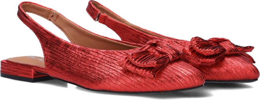 BLASZ Slingbacks Dames L15593 Maat: 38 Materiaal: Textiel Kleur: Rood