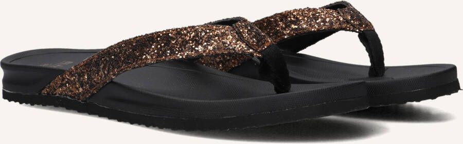BLASZ Teenslippers Dames Bella 2402 Maat: 41 Materiaal: Leatherlook Kleur: Bronskleurig