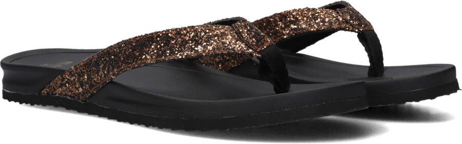 BLASZ Teenslippers Dames Bella 2402 Maat: 38 Materiaal: Leatherlook Kleur: Bronskleurig
