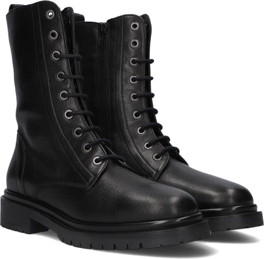 BLASZ Veterboots Dames 2fire203 Maat: 39 Materiaal: Leer Kleur: Zwart