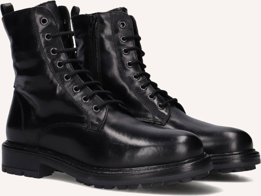 BLASZ Veterboots Dames 2queen201 Maat: 38 Materiaal: Leer Kleur: Zwart