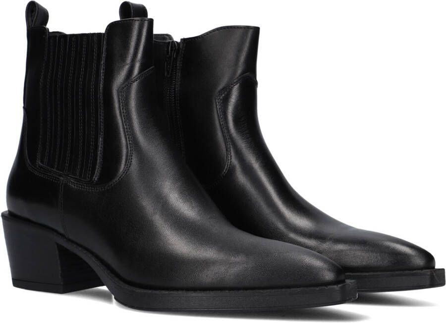BLASZ Enkellaarsjes Dames 34 Maat: 37 Materiaal: Leer Kleur: Zwart