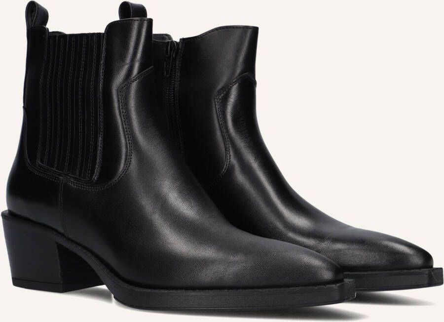 BLASZ Enkellaarsjes Dames 34 Maat: 38 Materiaal: Leer Kleur: Zwart