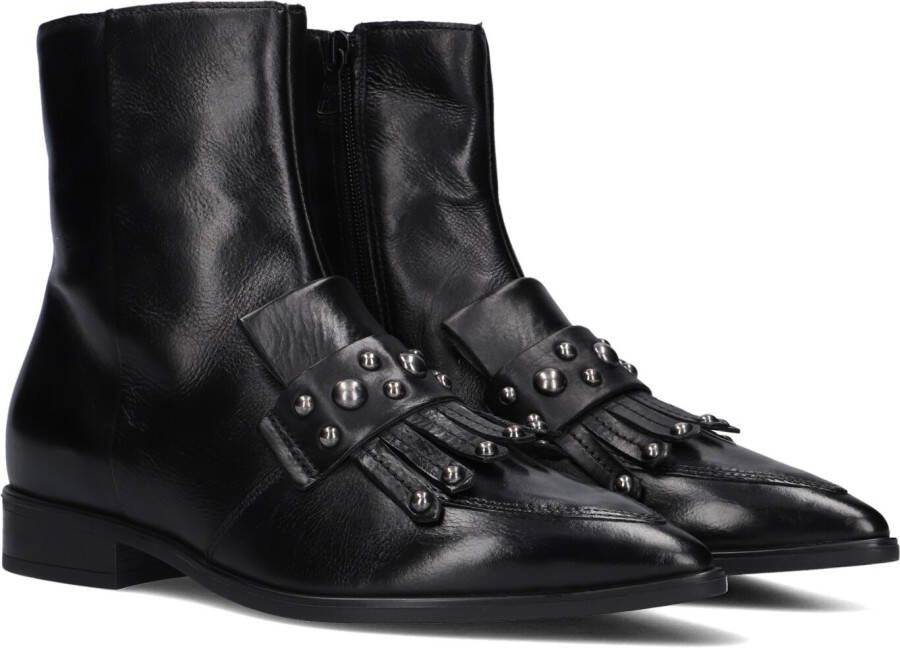 BLASZ Enkellaarsjes Dames L63202 Maat: 42 Materiaal: Leer Kleur: Zwart