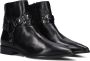 BLASZ Enkellaarsjes Dames L63203 Maat: 42 Materiaal: Leer Kleur: Zwart - Thumbnail 1