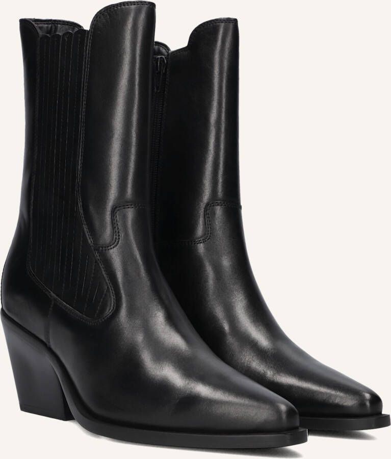 BLASZ Enkellaarsjes Dames Next-low-kole Maat: 37 Materiaal: Leer Kleur: Zwart