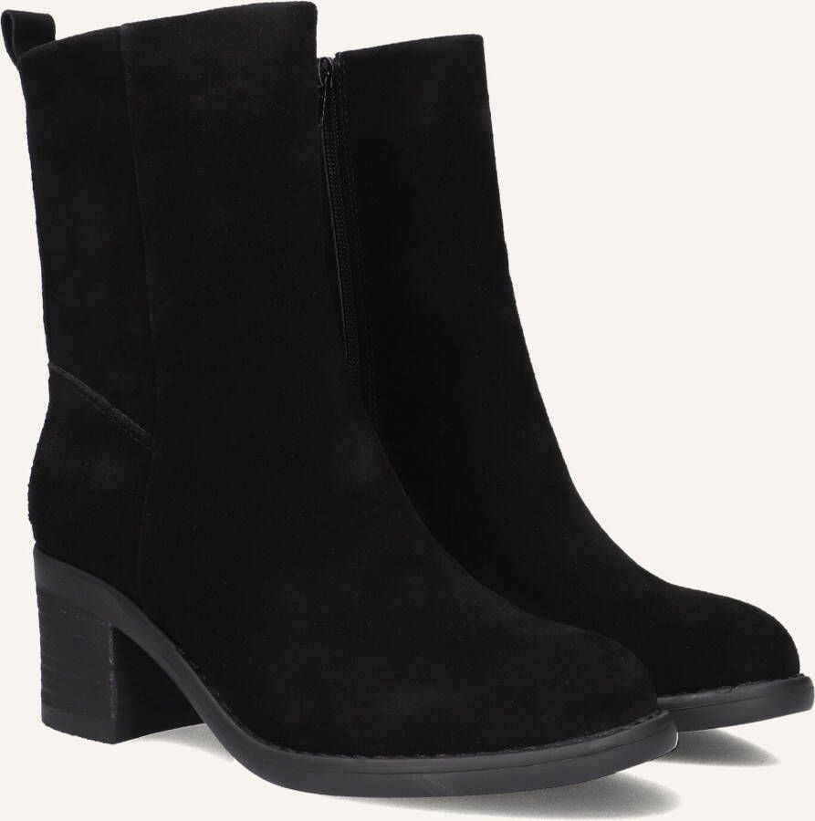 BLASZ Shn2581-09 Enkellaarsjes Enkelboots met rits Dames Zwart