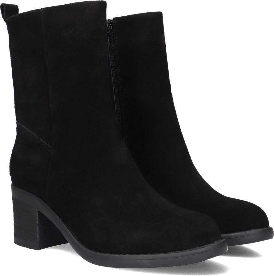 BLASZ Shn2581-09 Enkellaarsjes Enkelboots met rits Dames Zwart