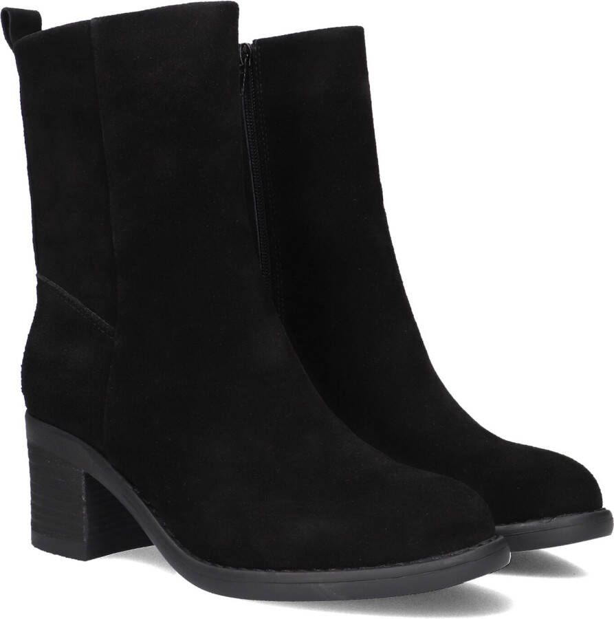 BLASZ Shn2581-09 Enkellaarsjes Enkelboots met rits Dames Zwart