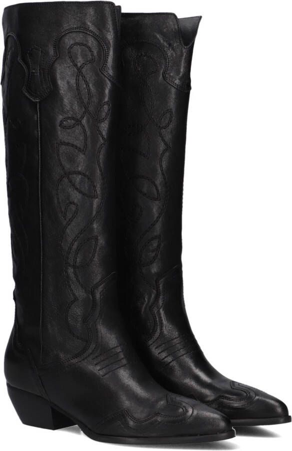 BLASZ Hoge Laarzen Dames 123 Maat: 41 Materiaal: Leer Kleur: Zwart - Foto 2