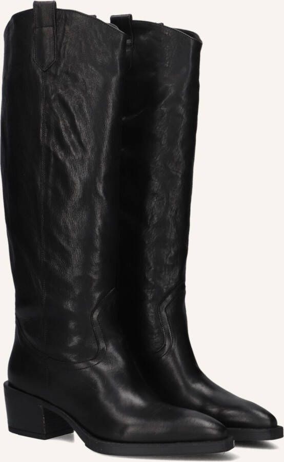 BLASZ Hoge Laarzen Dames 35 Maat: 36 Materiaal: Leer Kleur: Zwart