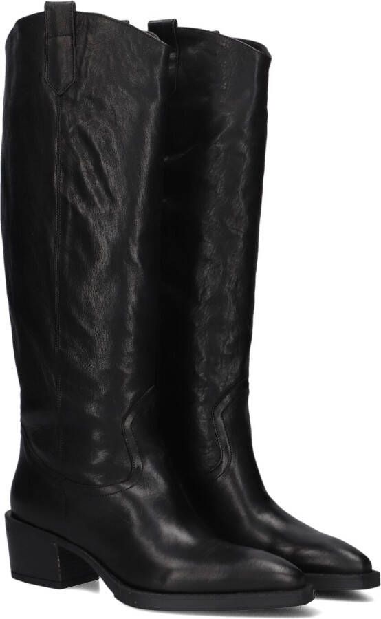 BLASZ Hoge Laarzen Dames 35 Maat: 38 Materiaal: Leer Kleur: Zwart