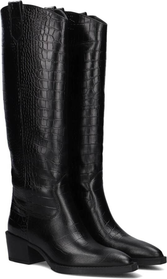 BLASZ Hoge Laarzen Dames 35 Maat: 38 Materiaal: Leer Kleur: Zwart