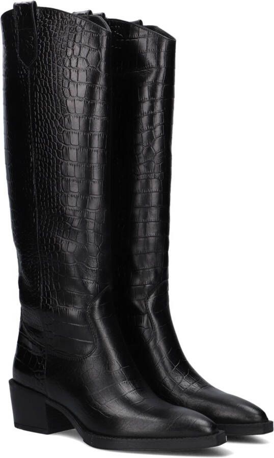 BLASZ Hoge Laarzen Dames 35 Maat: 37 Materiaal: Leer Kleur: Zwart