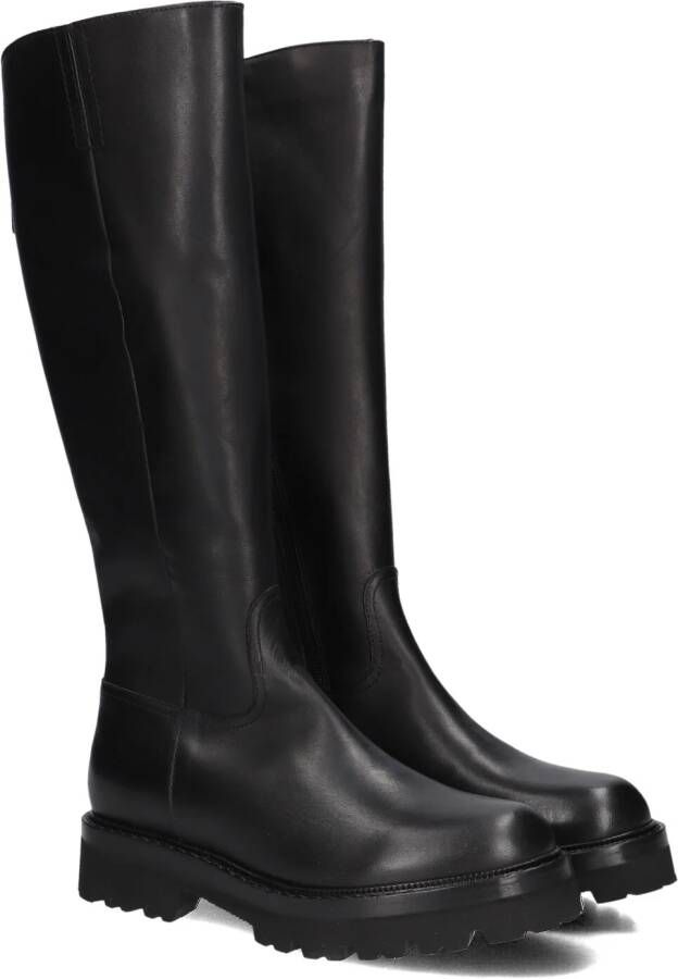 BLASZ Hoge Laarzen Dames 370-2887 Maat: 42 Materiaal: Leer Kleur: Zwart