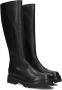 BLASZ Hoge Laarzen Dames 370-2887 Maat: 39 Materiaal: Leer Kleur: Zwart - Thumbnail 1