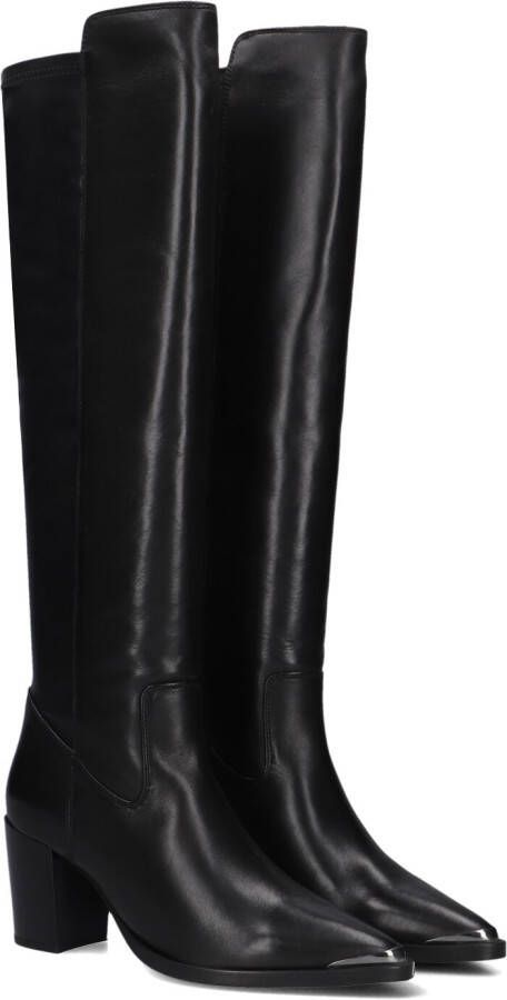 BLASZ Hoge Laarzen Dames Americana-low Maat: 39 Materiaal: Leer Kleur: Zwart