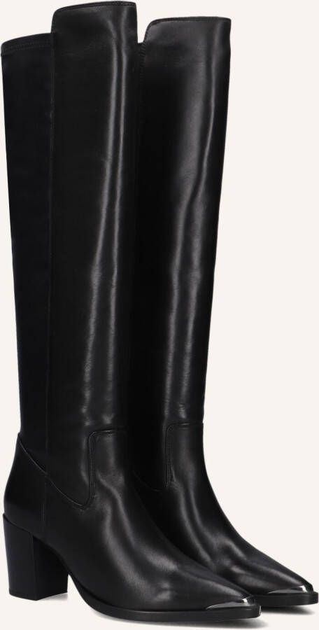 BLASZ Hoge Laarzen Dames Americana-low Maat: 40 Materiaal: Leer Kleur: Zwart