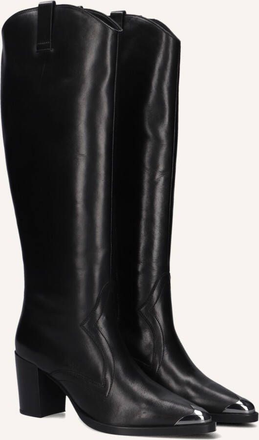 BLASZ Hoge Laarzen Dames New-americana-low Maat: 40 Materiaal: Leer Kleur: Zwart