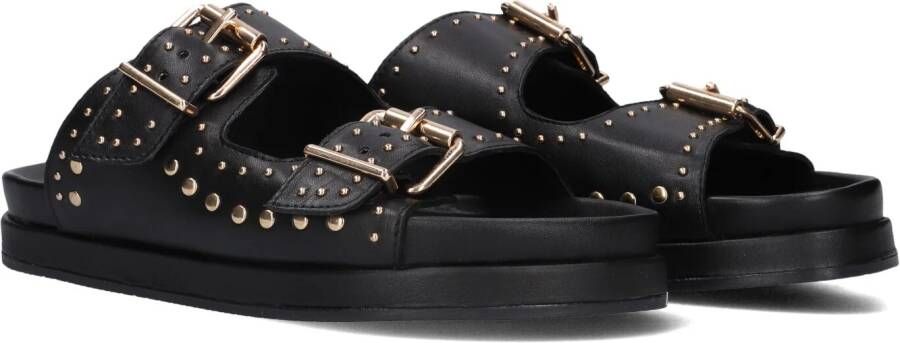 BLASZ Slippers Dames Maggie-07 Maat: 38 Materiaal: Leer Kleur: Zwart