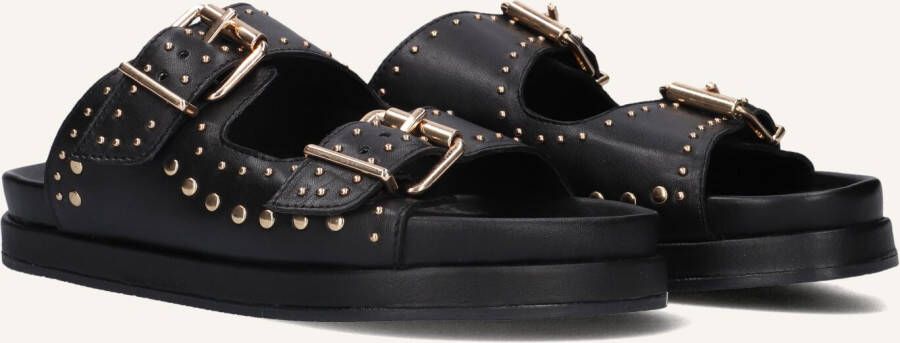 BLASZ Slippers Dames Maggie-07 Maat: 37 Materiaal: Leer Kleur: Zwart