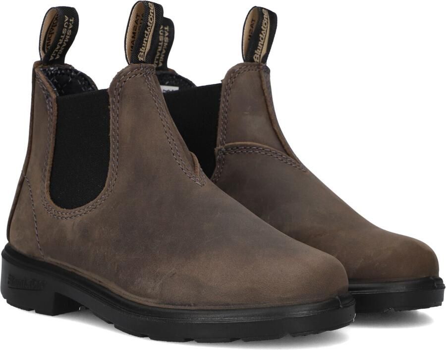 Blundstone Kid's Premium Leather #2651 Hoge schoenen maat 8K grijs