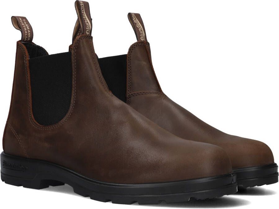 BLUNDSTONE Chelsea Boots Classic Maat: 42 5 Materiaal: Leer Kleur: Bruin
