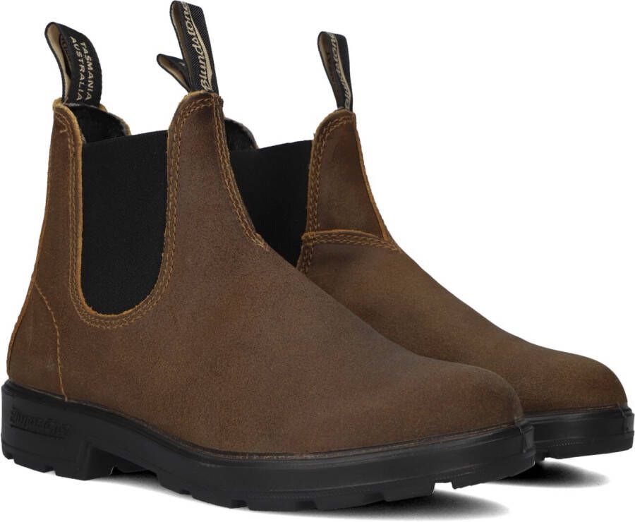BLUNDSTONE Chelsea Boots Originals Maat: 41 5 Materiaal: Suède Kleur: Bruin