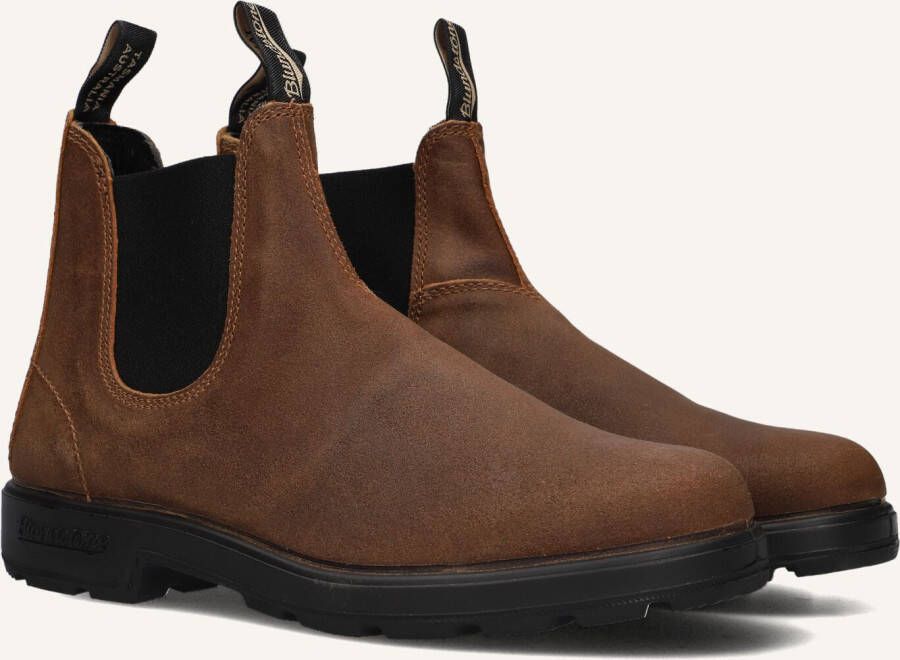 BLUNDSTONE Chelsea Boots Originals Maat: 47 Materiaal: Suède Kleur: Bruin
