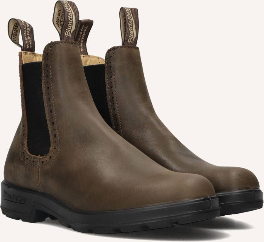 BLUNDSTONE Chelsea Boots Dames Women&apos;s High Top Maat: 38 5 Materiaal: Vegan Kleur: Bruin